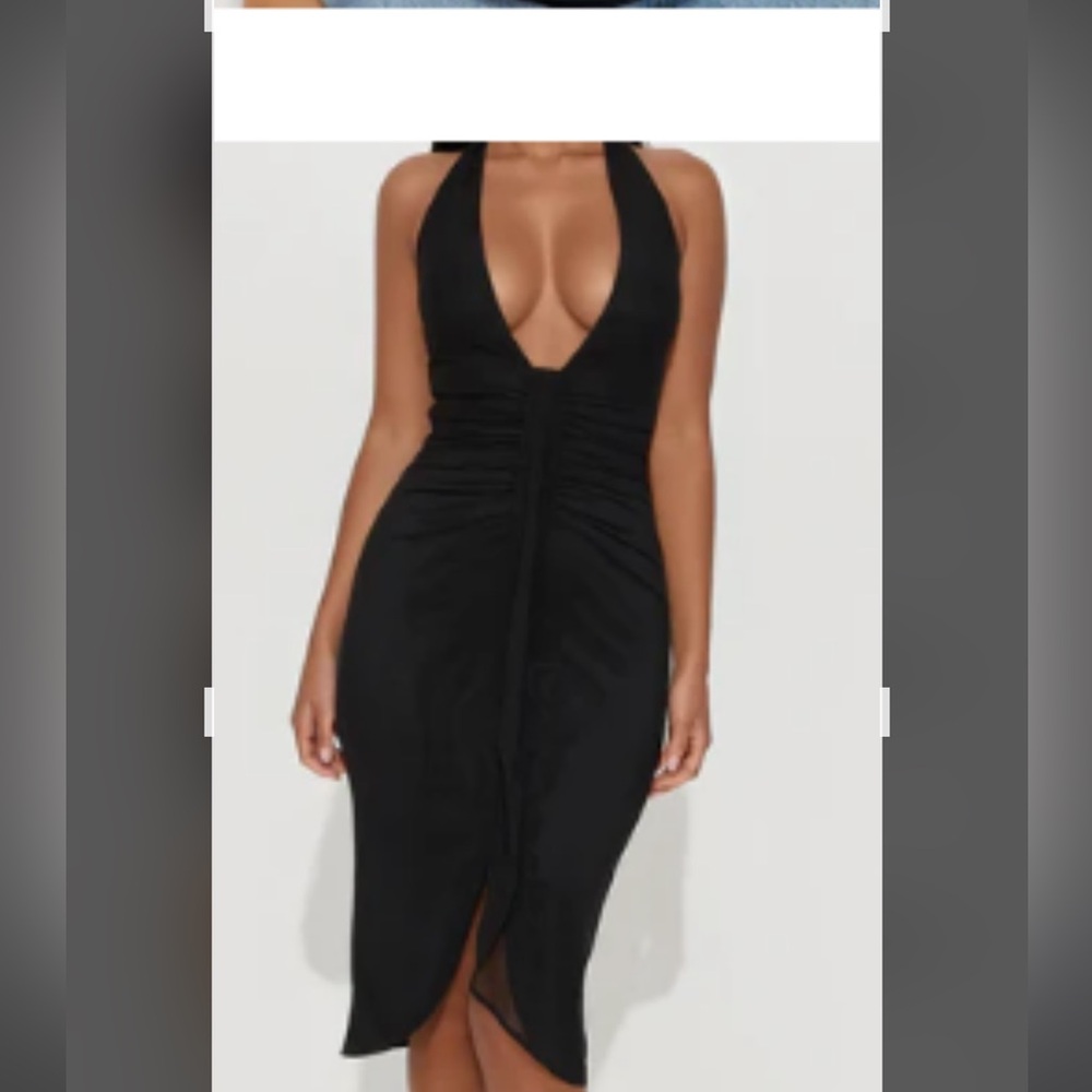 Elegant Black Sleeveless Dress
